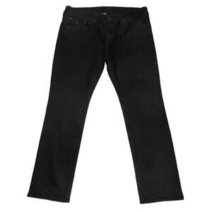 True Religion Ricky Flap Black Jeans Men’s Size 40 Relaxed Straight